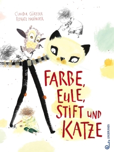 Buchtitel_Farbe, Eule, Stift,Katze