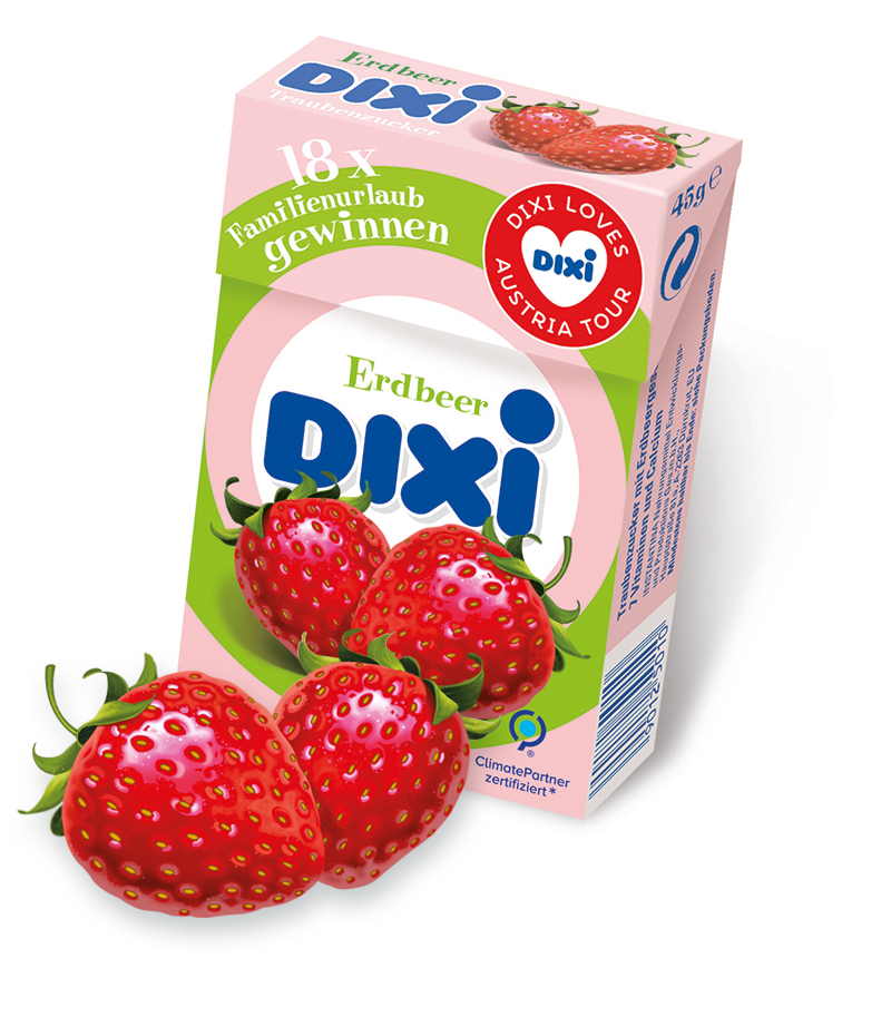 DIXI Packung Erdbeer